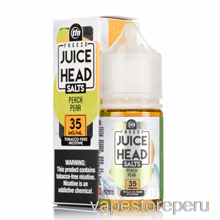 Vape Smoke Frozen Melocotón Pera - Sales De Cabeza De Jugo - 30ml 50mg